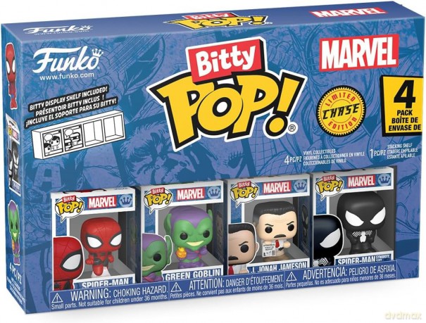 Marvel: Funko Bitty Pop - Spider-Man - Spider-Man 4pk