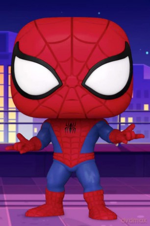 Marvel: Funko Pop! - Animated Spiderman - Spiderman (Vinyl Figure 956)