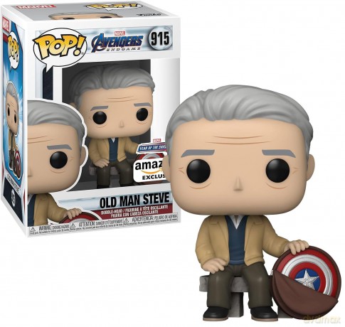 Marvel: Funko Pop! - Avengers: Endgame - Old Man Steve (Vinyl Figure 915)