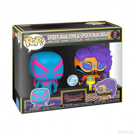 Marvel: Funko Pop! - Spider-Man Across The Spiderverse - Pop 3/5 2-Pack (Blklt)