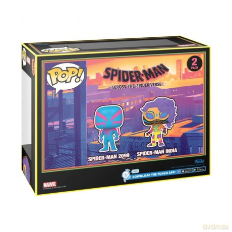 Marvel: Funko Pop! - Spider-Man Across The Spiderverse - Pop 3/5 2-Pack (Blklt)