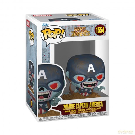 Marvel: Funko Pop! - Zombies - Zombie Captain America (Vinyl Figure 1554)