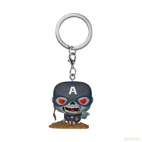 Marvel: Funko Pop! Keychain: Zombie Captain America