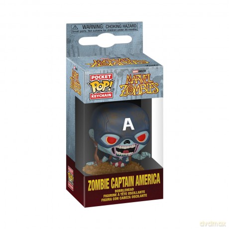 Marvel: Funko Pop! Keychain: Zombie Captain America