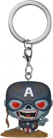 Marvel: Funko Pop! Keychain: Zombie Captain America