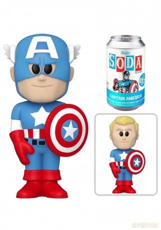 Marvel: Funko Pop! Soda - Captain America (Collectible Figure)
