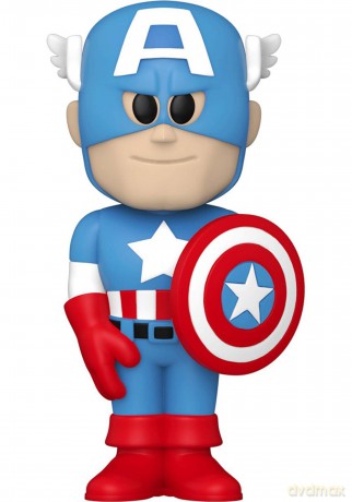 Marvel: Funko Pop! Soda - Captain America (Collectible Figure)
