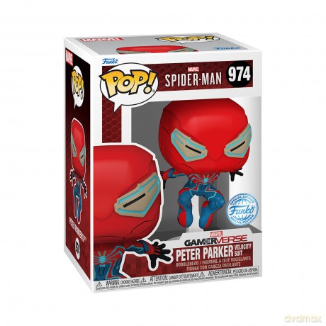 Marvel: Funko Pop! Spider-Man - Peter Parker Velocity Suit (Vinyl Figure 974)