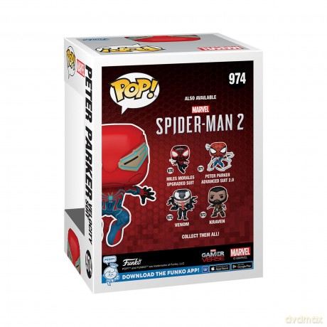 Marvel: Funko Pop! Spider-Man - Peter Parker Velocity Suit (Vinyl Figure 974)