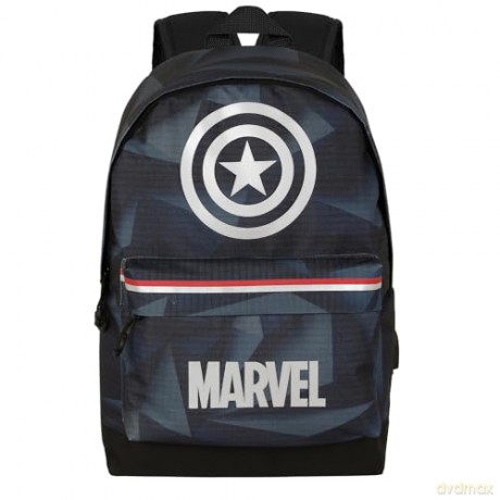 Marvel: Karactermania - Captain America - Zaino Hs Silver Metal