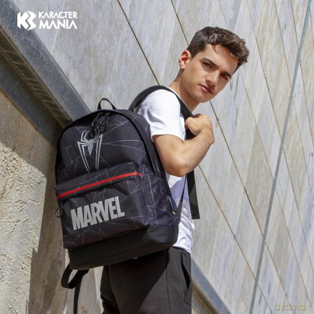Marvel: Karactermania - Spiderman - Zaino Hs Silver Reflect