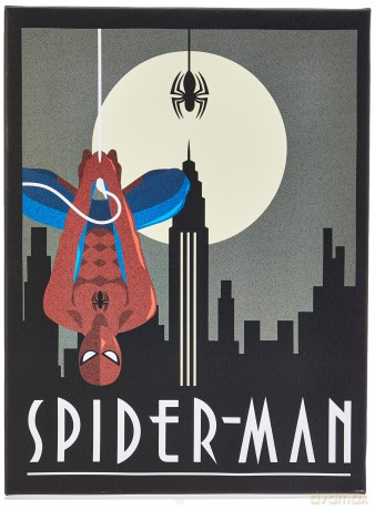 Marvel: Pyramid - Deco - Spider-Man Hanging (Stampa Su Tela 30x40 Cm)