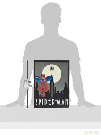 Marvel: Pyramid - Deco - Spider-Man Hanging (Stampa Su Tela 30x40 Cm)