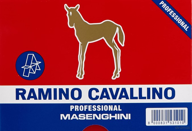 Masenghini - Ramino Cavallino Carte Da Gioco 100% Plastica