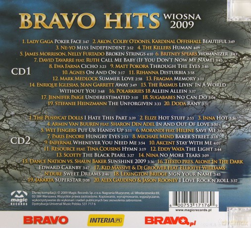 Bravo Hits Wiosna 2009 [2CD]