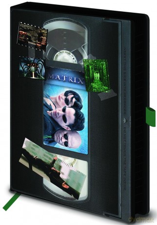 Matrix (The): Pyramid - Vhs A5 Premium Notebook (Quaderno)