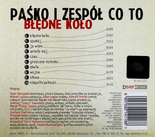 Przemek Pasko: Błędne Koło [CD]