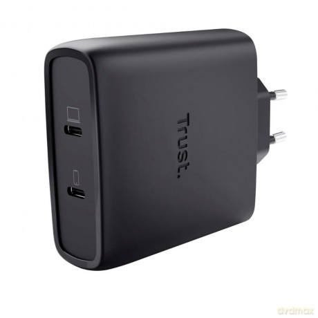 Maxo 100w 2p Usb-C Gan Charger Blk