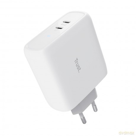 Maxo 65w 2p Usb-C Charger Wht