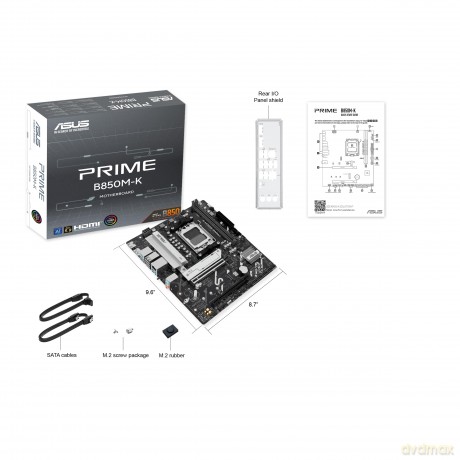 Mb Asus Prime B850m-K Amd,Am5,Ddr5,Matx