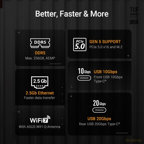 Mb Asus Tuf Gaming B850m-Plus Wifi7