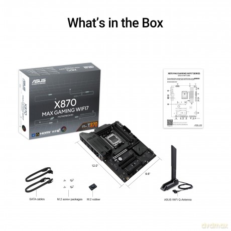 Mb Asus X870 Max Gaming Wifi7 Amd,Am5,Ddr5,Atx