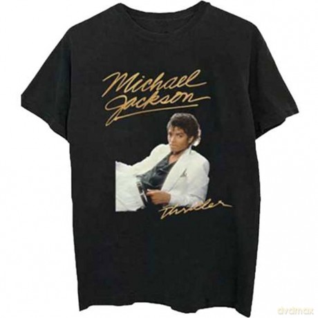 Michael Jackson Men's Tee: Thriller White Suit (XX-Large)