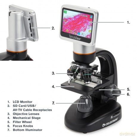 Microscopio Digitale Tetraview