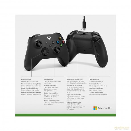 Microsoft Xbox Controller Wireless + Usb Cable Windows 10 V2