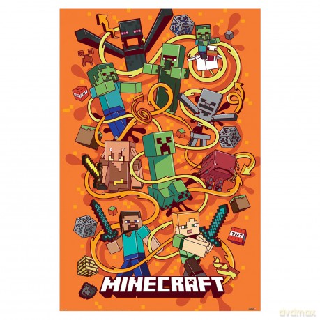 Minecraft - Funtage Montage - Poster 61 X 92cm