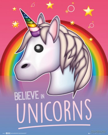 Mini Poster I Believe In Unicorns 40 X 50 Cm
