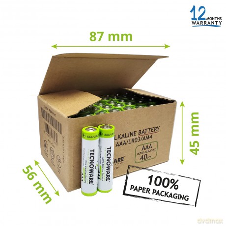 Ministilo Aaa Alcalina Conf.40pz.