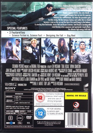 Total Recall (Pamięć Absolutna) [2DVD]