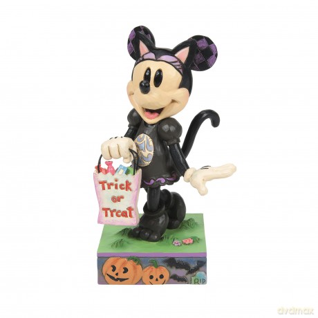 Minnie con Costume da Gatto Nero