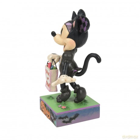 Minnie con Costume da Gatto Nero
