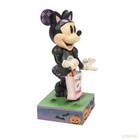 Minnie con Costume da Gatto Nero