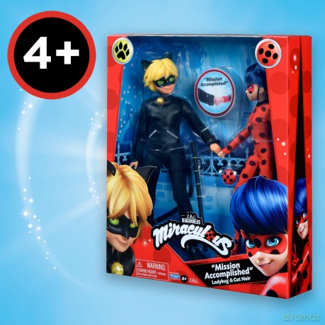 Miraculous: Bandai - Doll 26 Cm 2-Pack Restyling