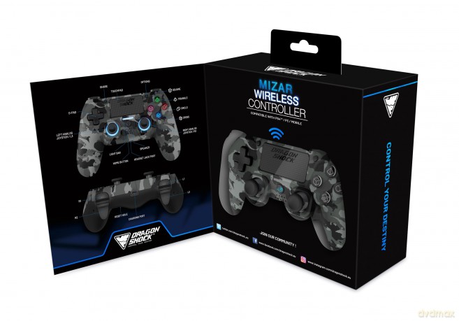 Mizar Wireless Grey Camo Ps4