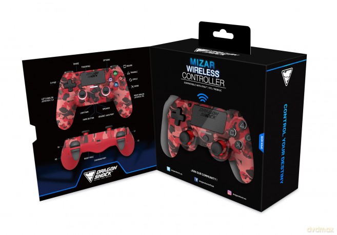 Mizar Wireless Red Camo Ps4