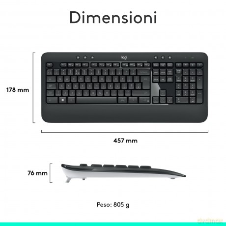 Mk540 Advanced Wireless Keyboard