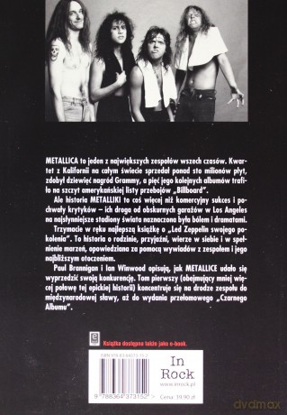 Metallica tom 1  - Brannigan Paul, Winwood Ian [KSIĄŻKA]