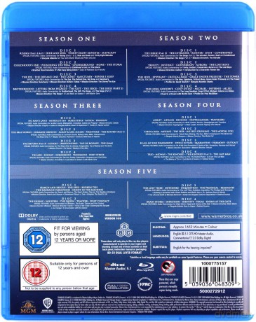 Stargate Atlantis Seasons 1-5 Complete (Gwiezdne Wrota: Atlantyda Sezon 1-5) [20xBlu-Ray]