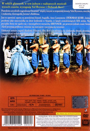 Król i ja [DVD]