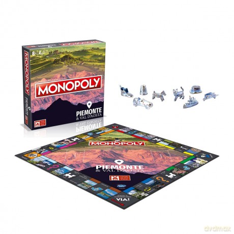 Monopoly: Winning Moves - I Borghi Piu Belli D'Italia - Piemonte