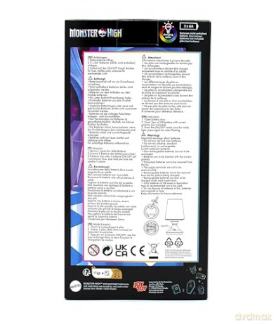 Monster High: Joy Toy - Paralume Mini Led A Batteria (3x Aa Non Incluse)