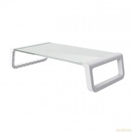 Monta Glass Monitor Stand Wht