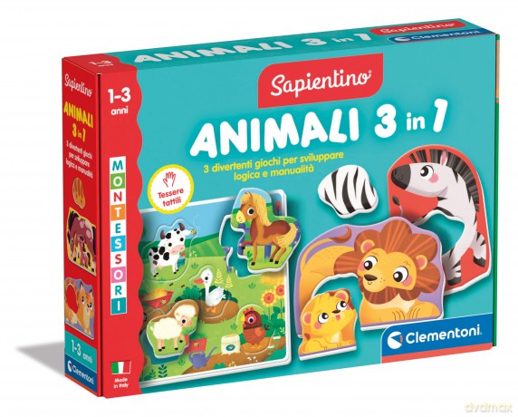 Montessori - Animali 3in1