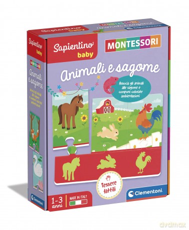 Montessori Baby Animali E Sagome
