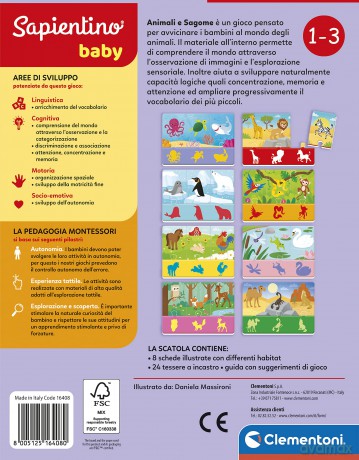 Montessori Baby Animali E Sagome