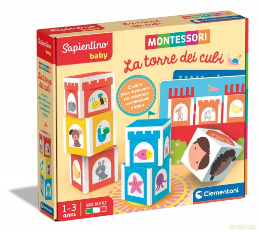 Montessori Baby La Torre Dei Cubi